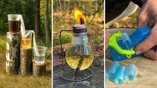 Bushcraft: 60+ Genius Survival Hacks & Skills in 15 Minutes | Ultimate Camping Guide