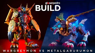 Digimon ASMR Beat Building - WarGreymon vs MetalGarurumon