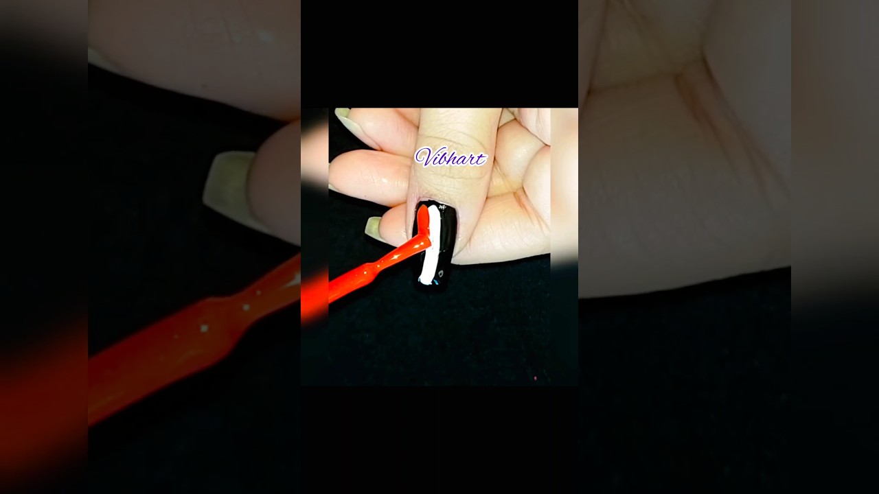 easy drag nail art by vibhart 