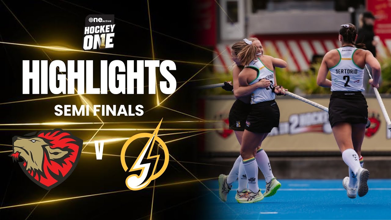 NSW Pride v Perth Thundersticks Women's Semi Finals Highlights | ONE Active Hockey One League 2025