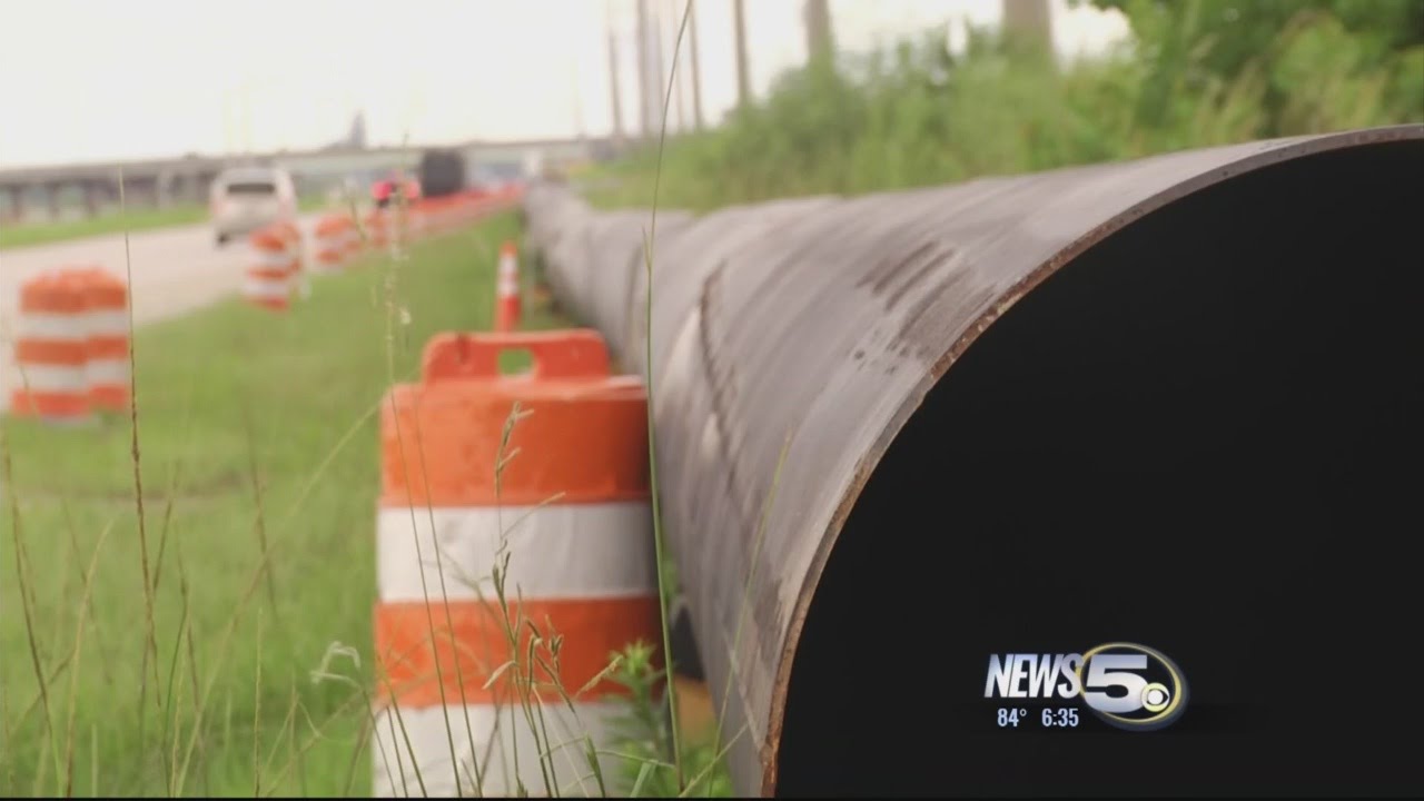 What is that Large Black Tube on the Side of the Causeway? YouTube