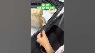 Sản xuất túi xách - thêm một cách bôi keo dây khoá kéo vừa sáng tạo vừa nhanh lại vừa chuẩn #zipper