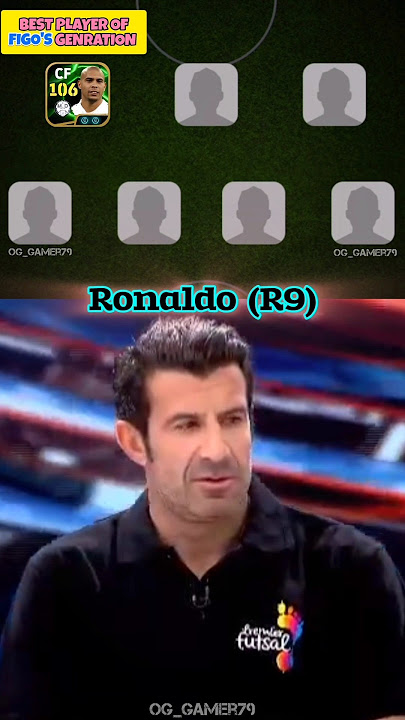 Luis Figo Picked His Favourite Players Based on their Special Skills😱🔥 #efootball2024 #efootball2023