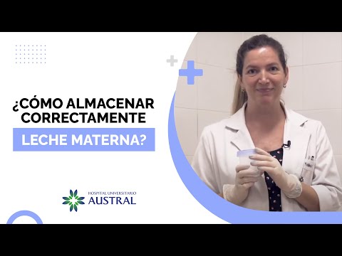 ¿Cómo almacenar correctamente leche materna?