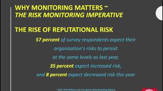 Effective Risk Monitoring: A practical guide for increasing visibility to potential risks