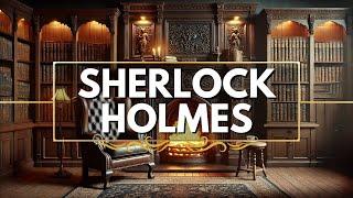Sherlock Holmes Ambience | Hintergrundmusik zum Lesen mit Sounds, Animationen & Zitaten screenshot 5