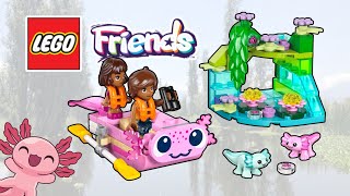 🦎 LEGO Friends Axolotl Adventure Boat Build! | Set 42681 screenshot 3