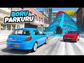 Sevilen Hatchback Arabalar Boru Parkurunda Yarışıyor - GTA 5