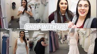 FINDING THE PERFECT WEDDING DRESS! || SHOP WITH US AT DAVIDS BRIDAL