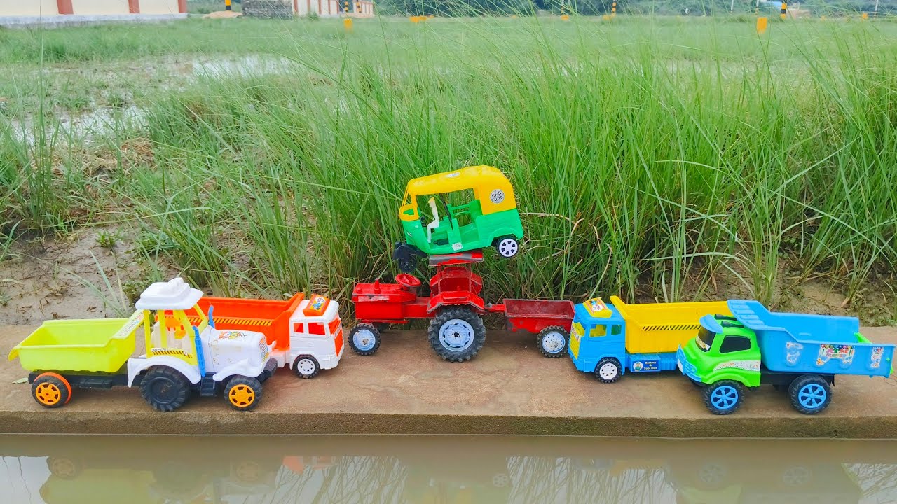 Toy Tractor Video | Mini Toy Vehicle's Videos For Kids | Kichkich Mawa Toys