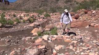 Types of rocks found in streambeds