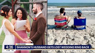 Family finds lost wedding ring, returns it to FOX 4's Shannon Murray
