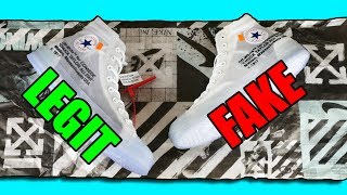 LEGIT vs FAKE Off-White x Converse 