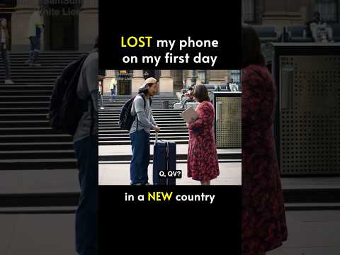 LOST my phone on my first day in a NEW country #short #film #movie #movieclips #melbourne #kdrama