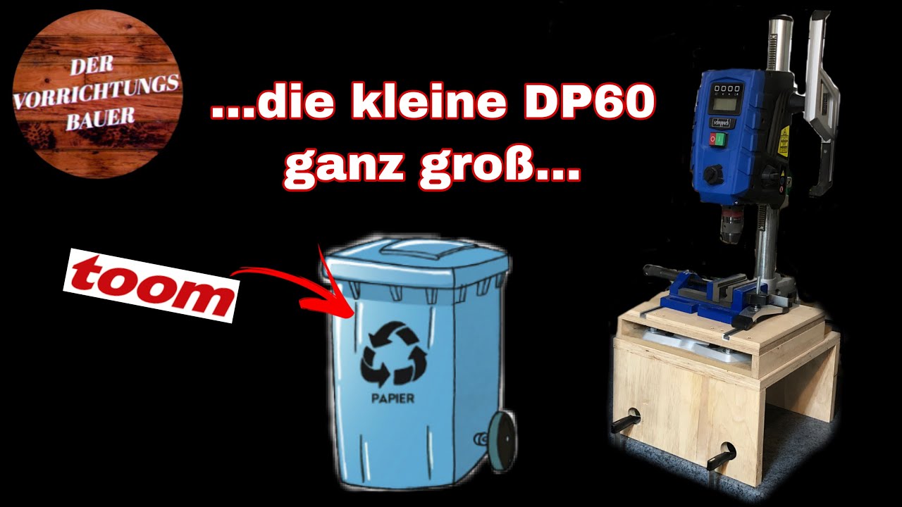 Untergestell für Tischbohrmaschine Scheppach DP 60 | Der Vorrichtungsbauer