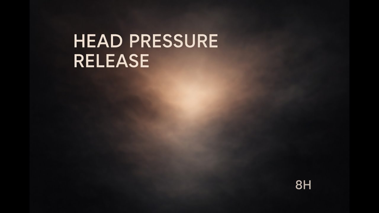 Head Pressure Release | Deep Dark Noise Soundscape (8H)