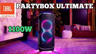 2023 JBL Partybox Ultimate 1100W Wi-Fi Dolby Atmos Speaker | Overview!π―π₯