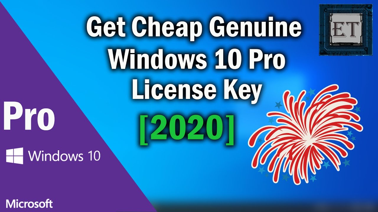 Get Cheap Genuine Windows 10 Pro Product Key 12 73 2020 Youtube