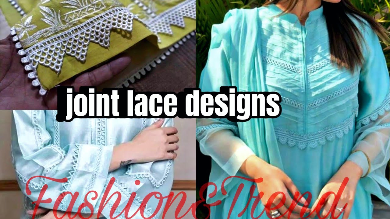 joint lace kurti 