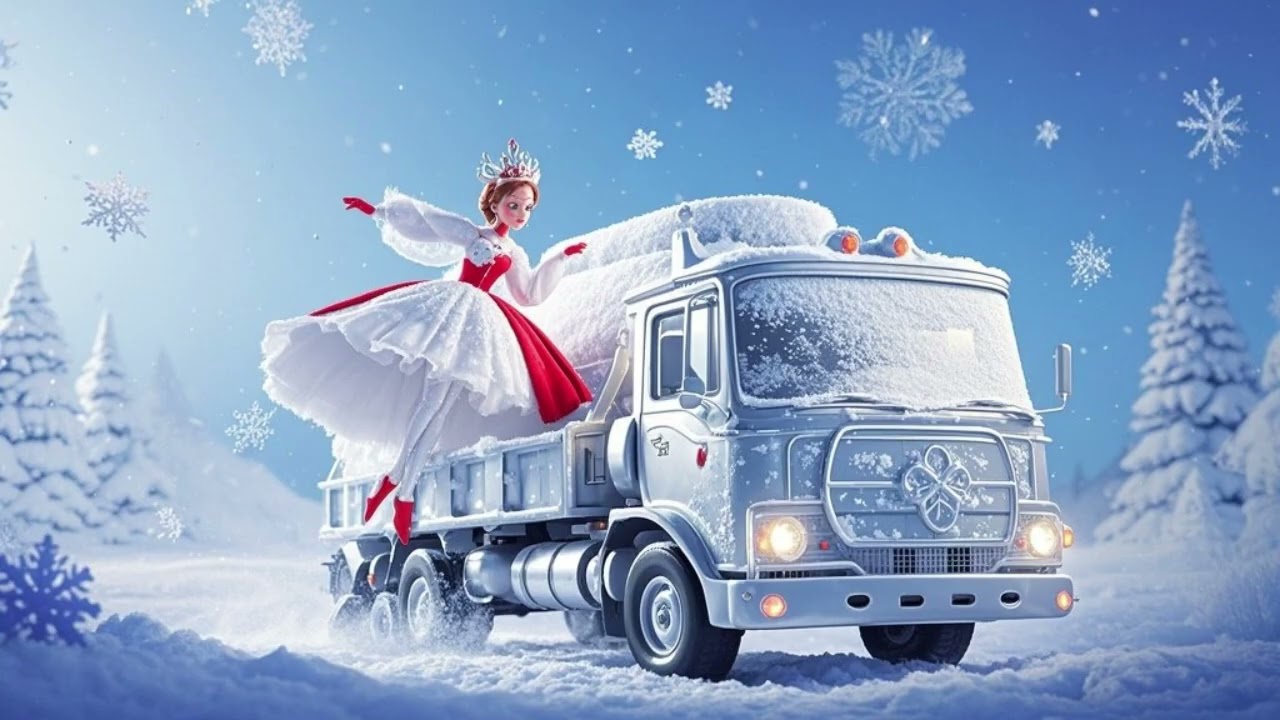 Elsa’s Ice Counting ❄️ Knee Lifts Song | Count & Move with Truck 3