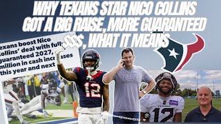 Why Texans star Nico Collins got a big raise, more guaranteed $, what it means