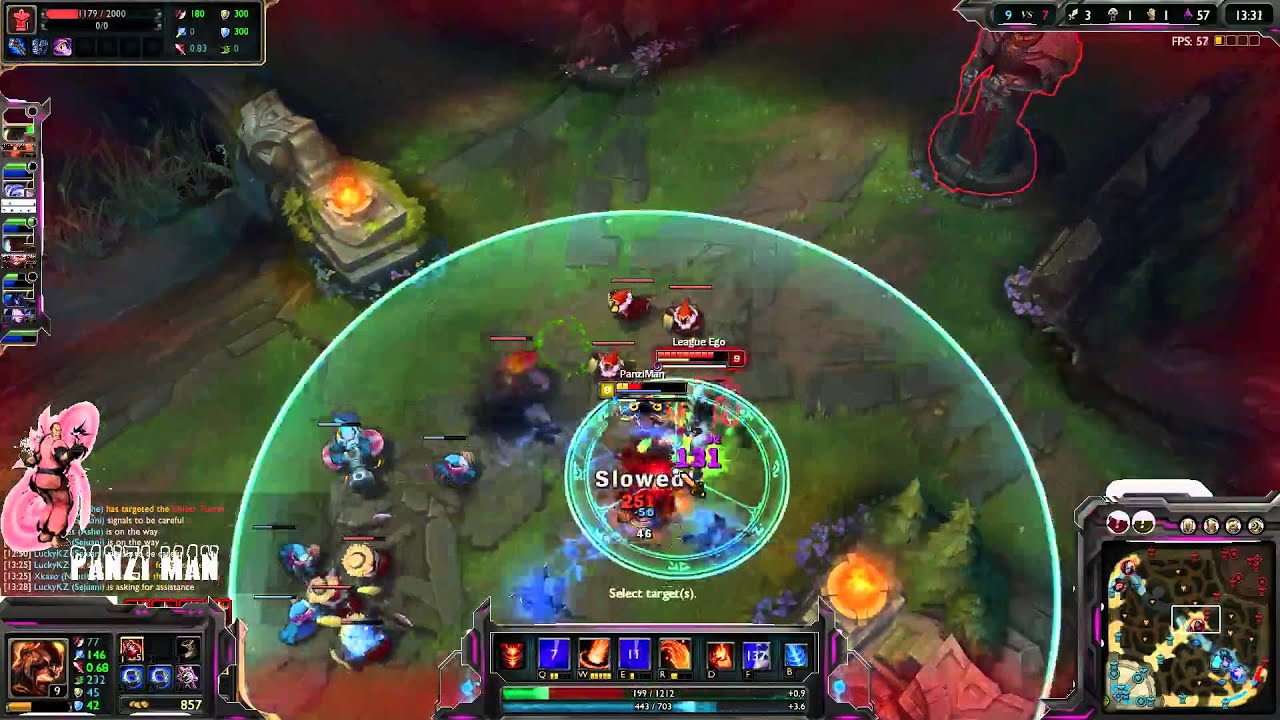 League of Legends Brand Vs Zed Mid Lane awesome end