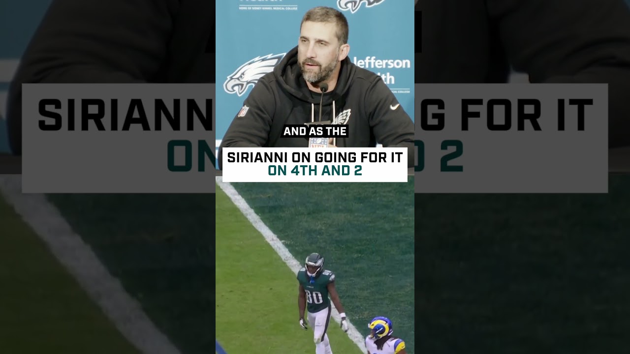 Nick Sirianni On Why He Choose To Go For The 4th And 2
