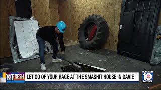 “Smash It” rage room in Davie gives customers a place to blow off steam