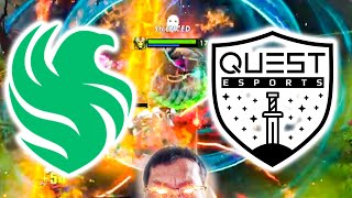 FALCONS vs QUEST - FIRST FALCON MATCH ▌ELITE LEAGUE DOTA 2024