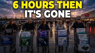 These 12 Surprising Items Gone From Stores in the First 6 Hours After the Water Stops