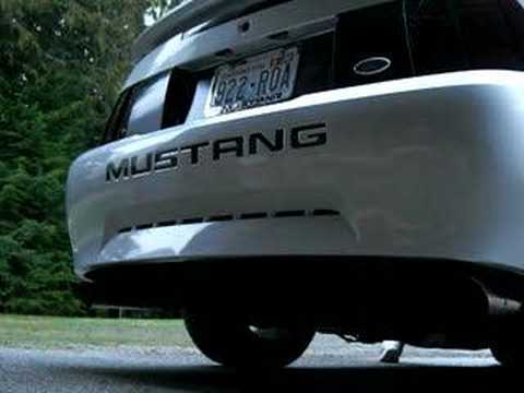 2003 3.8 Dual Mustang Exhaust - YouTube