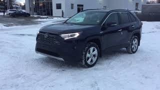 Blue 2020 Toyota RAV4 Hybrid Limited AWD Review Brockville Ontario - 1000 Islands Toyota