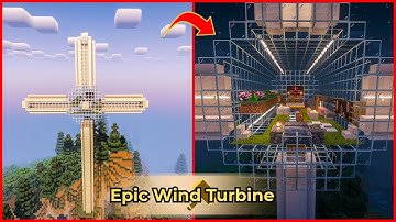Minecraft: Epic Wind Turbine Build Tutorial