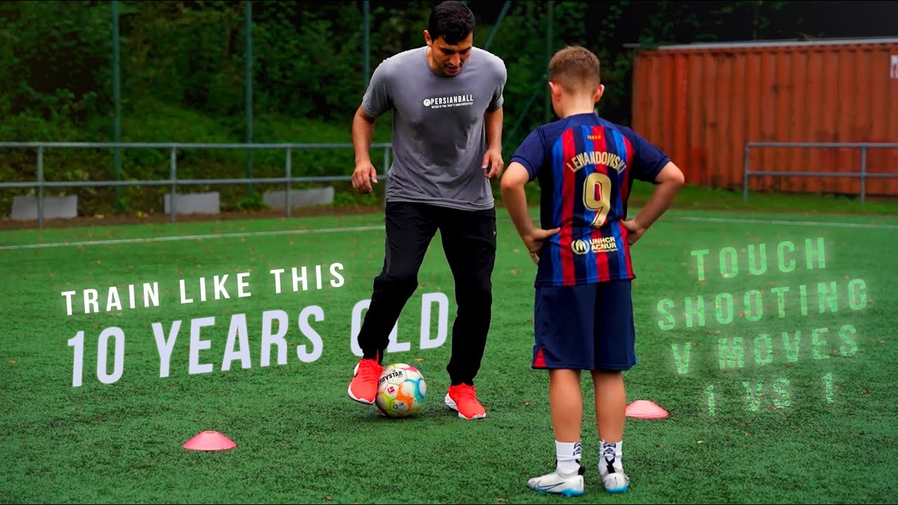 Working on V moves and Control of Touches / 10 years old Baller - YouTube