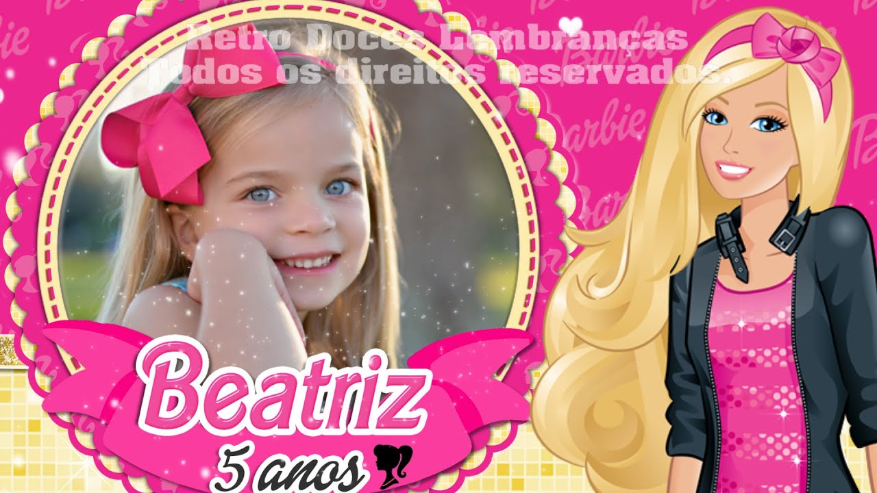 CONVITE ANIMADO BARBIE