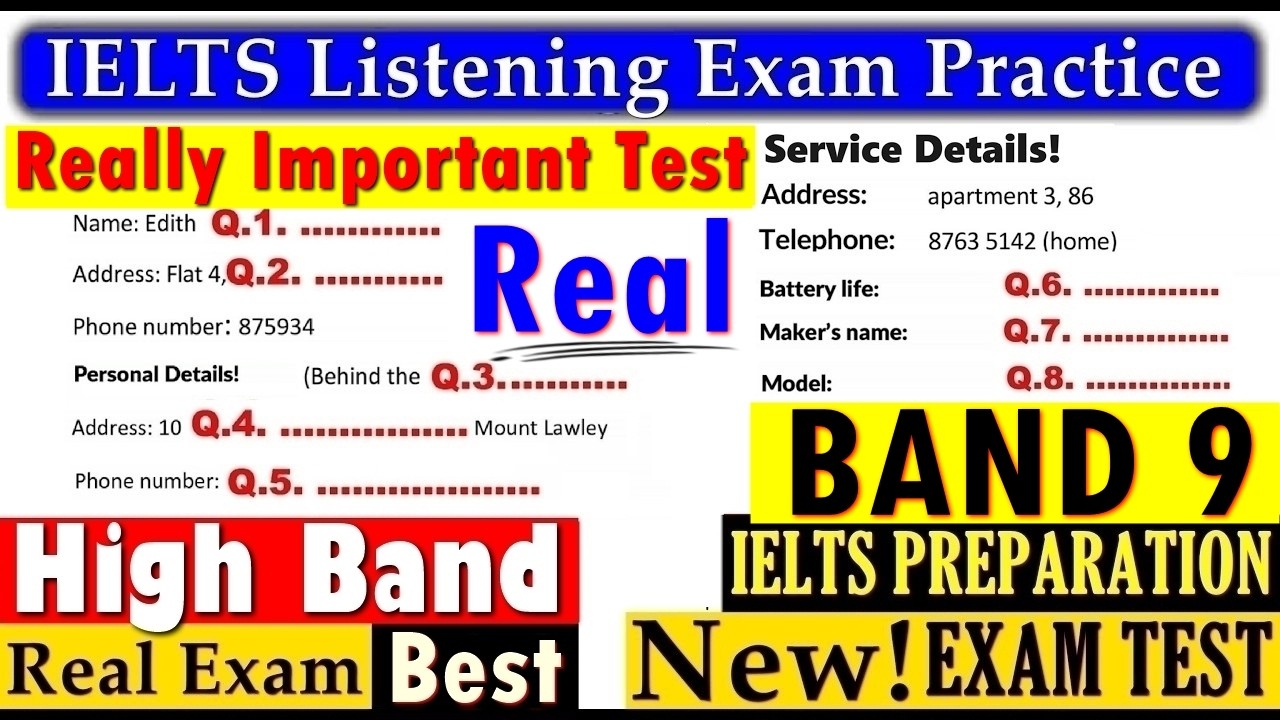 IELTS LISTENING PRACTICE TEST 2025 WITH ANSWERS | 02.07.2025