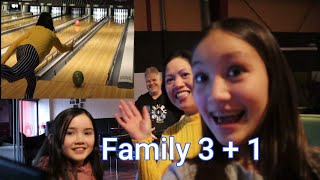 BOWLING WITH FAMILY 3 + 1, Who did the STRIKE?