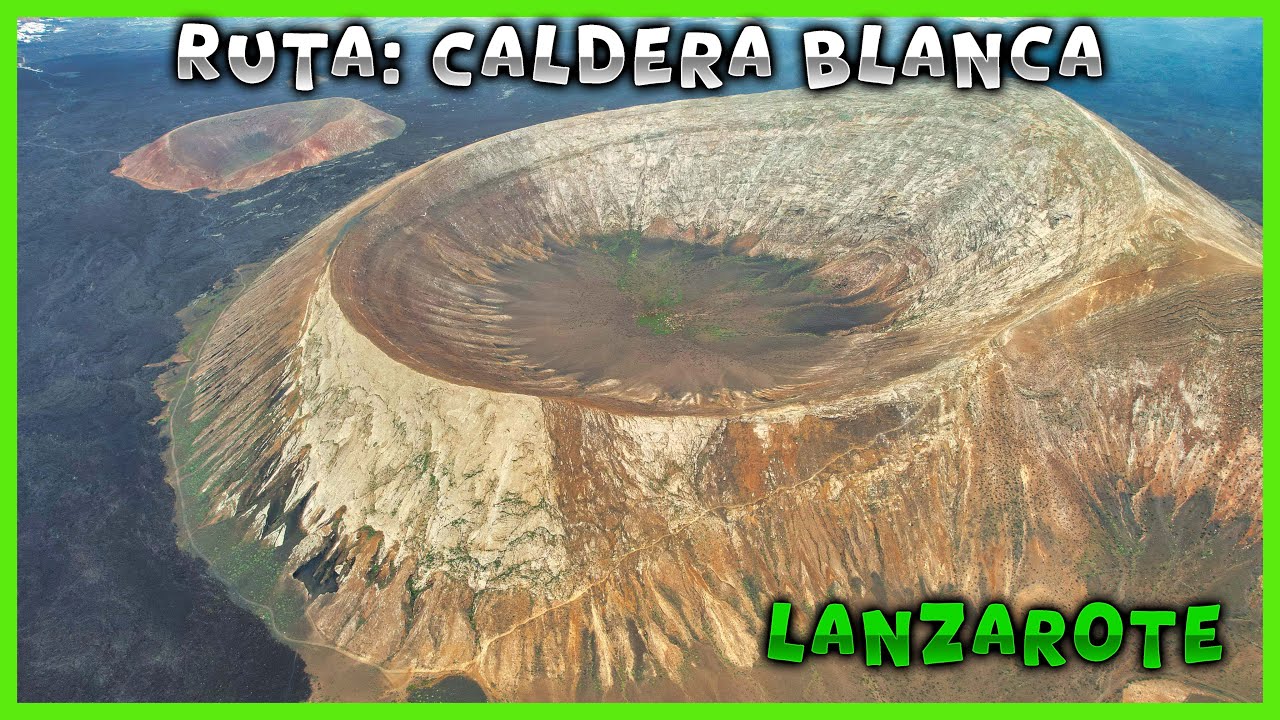LANZAROTE: Ruta Senderismo: Caldera Blanca. SUBIMOS al Volcán más gran de la Isla. Cinematic 4K. 🫶🫶