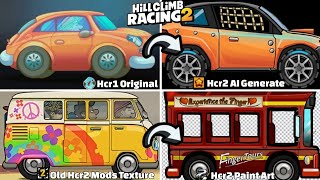 Hcr1 to Hcr2 Vehicles Similar Collage and Paint Skin AI Generate