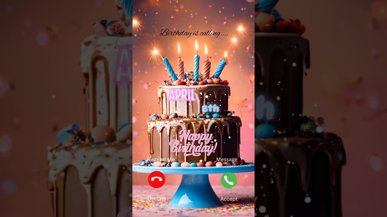 Happy Birthday 8th April ✨