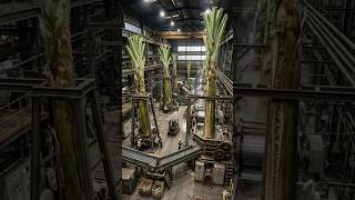 How Banana Stems Become Sustainable Fabric 🌿 | Zero-Waste Mega Factory
