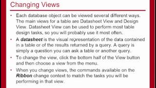 Database Essentials: Access 2013 Navigation