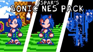 Aspar's Sonic NES Pack | Prototype (Early Top Loader) + Top Loader V4 | FNF Parallax / Rerun