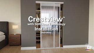 Crestview Closet Door with SoftClose Technology Installation (Animation) screenshot 1