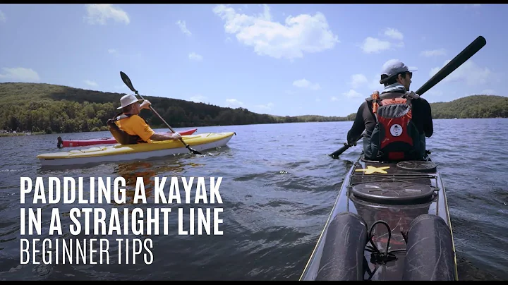 Paddling a kayak in a straight line - Beginner Kayaking Tips - Kayak Hipster