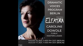 DVP 2021 - Masterclass with Caroline Dowdle, August 15, 2021