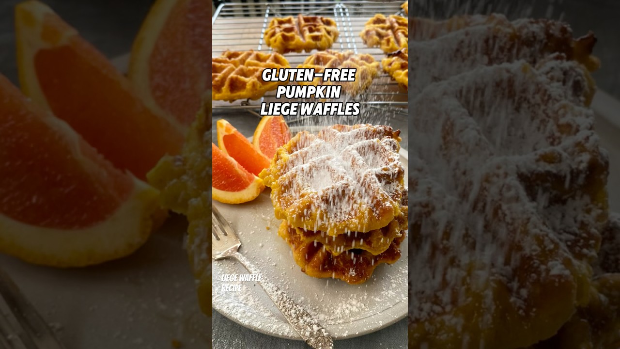 A Liege waffle is better than a regular one. #shorts  #liege #waffle #glutenfree #recipe