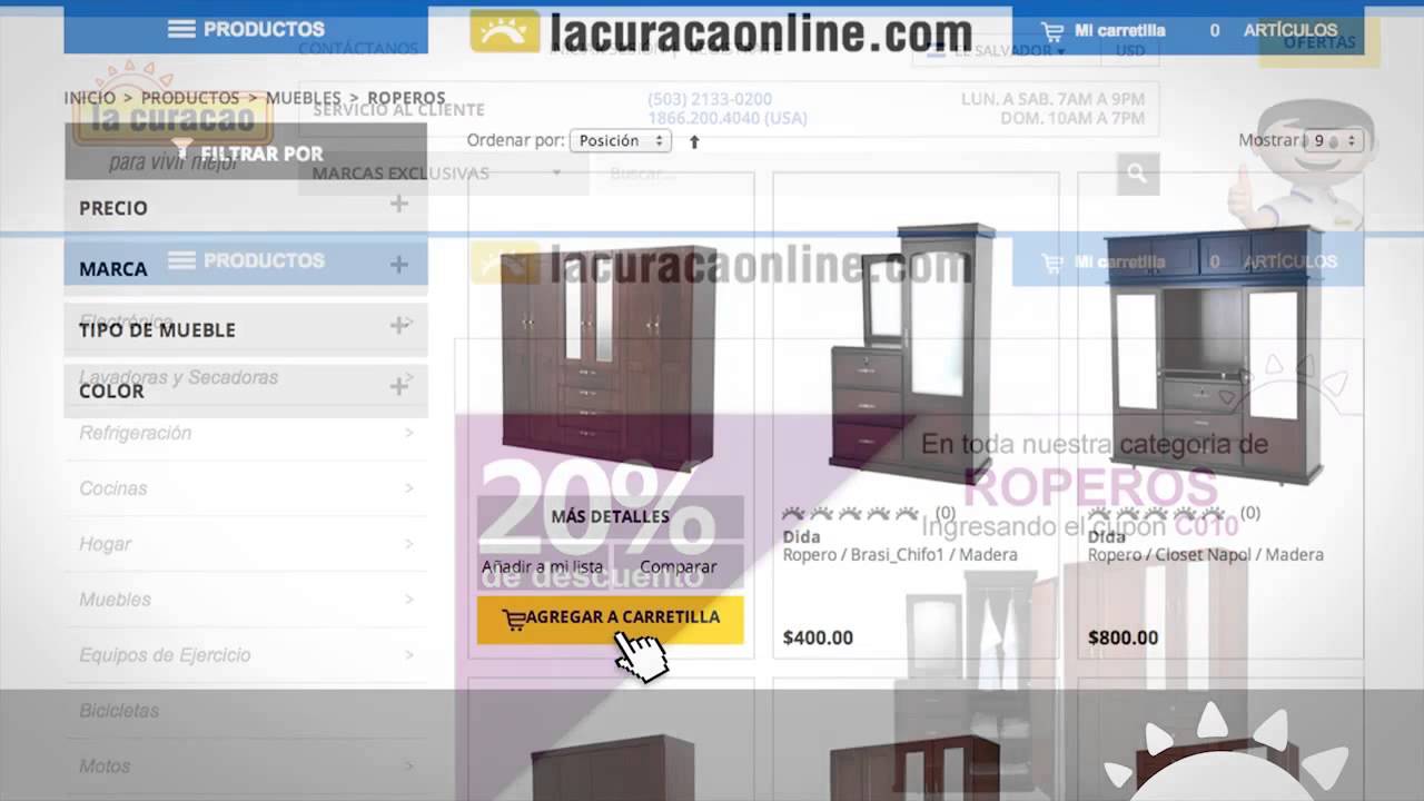 cómo aplicar los cupones de descuento en la curacao online youtube