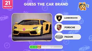 the car brand from a single photo? Dive into the Iconic Car Challenge