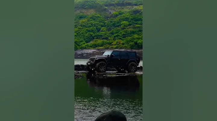 Black 🖤 Modified Jeep Wrangler Rubicon 🔥💀☠️ #viral #jeep #wrangler #rubicon #defender #shorts